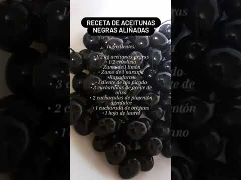 Aliñar aceitunas negras con pimenton