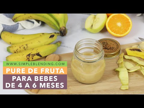 Como preparar fruta para bebe de 5 meses