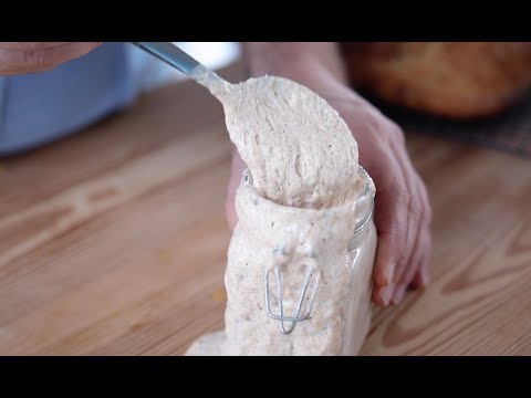 Como preparar la masa madre para hacer pan