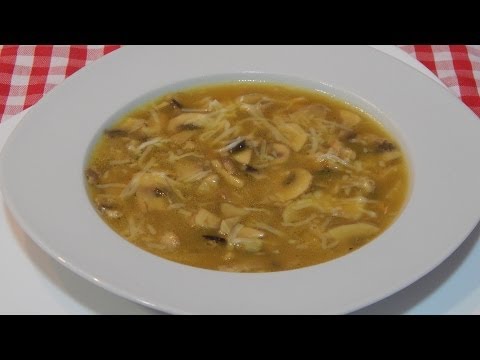 Como preparar una sopa de champiñones